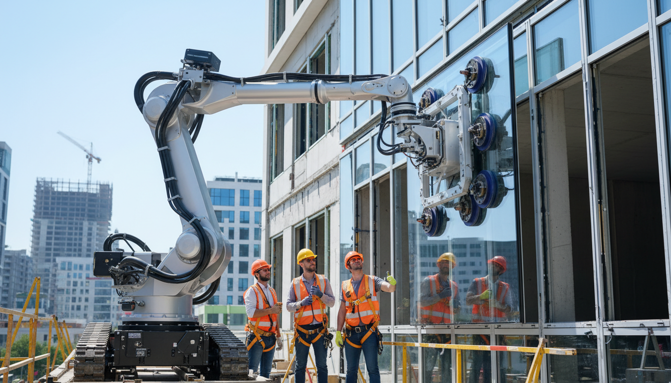découvrez comment un robot de pose vitrage peut optimiser l'installation de vos vitrages, améliorer la précision et vous faire gagner en efficacité sur vos chantiers.