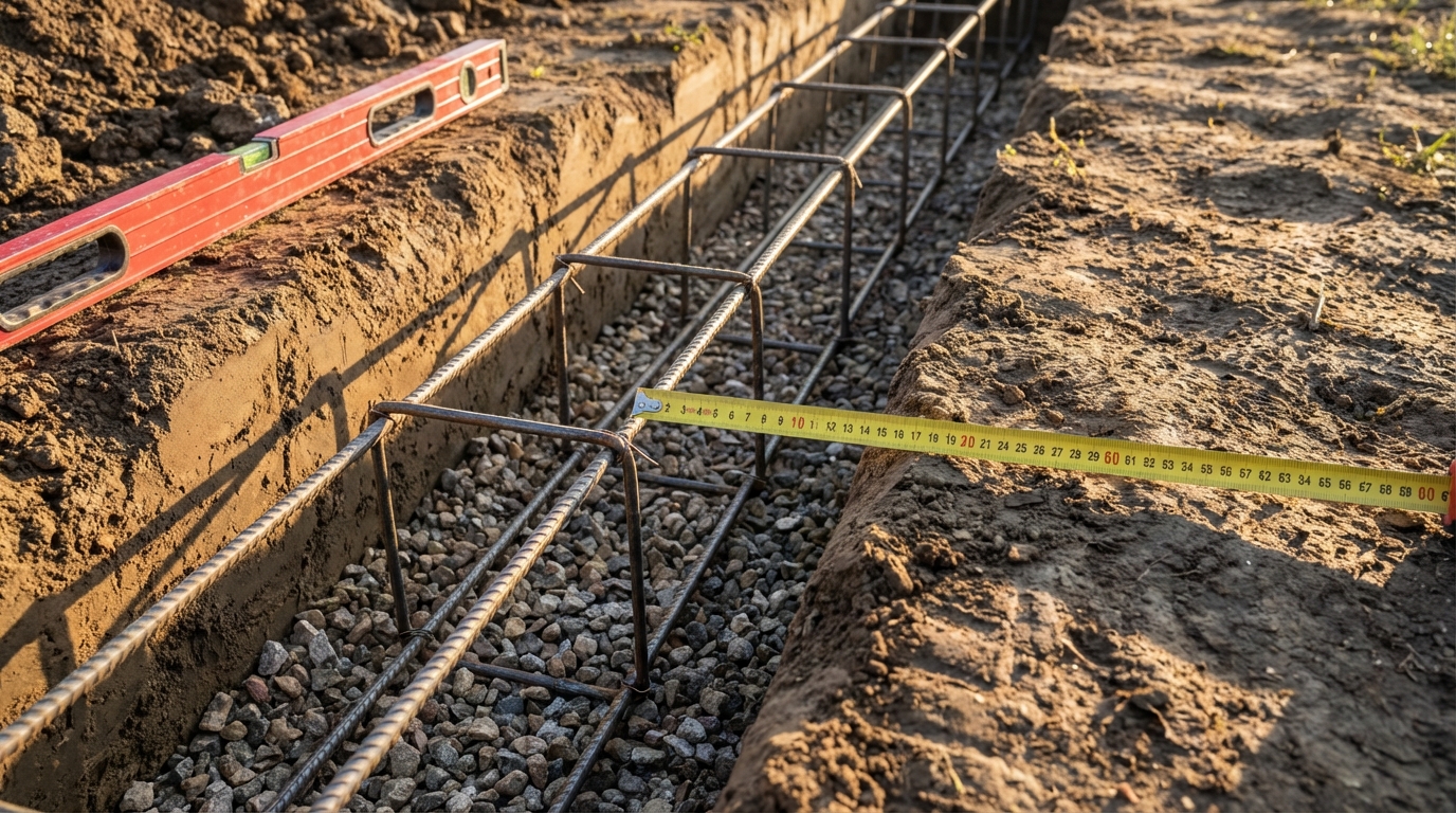 découvrez les dimensions essentielles pour la fondation d'un muret de 60 cm : profondeur, largeur, et les erreurs à éviter pour prévenir les fissures.