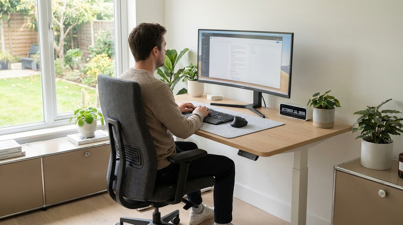 découvrez comment ajuster votre poste de travail en position assise au bureau pour prévenir et soulager les douleurs dorsales efficacement.