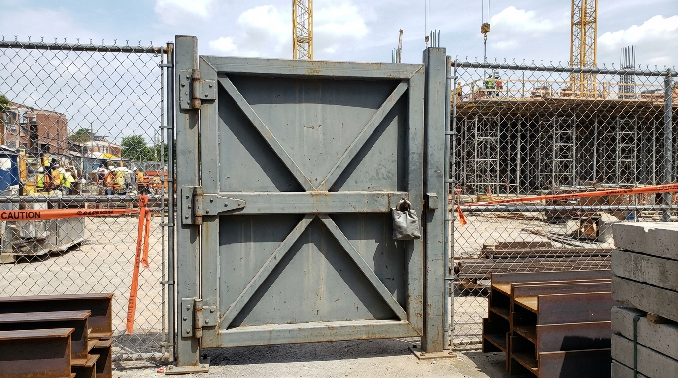 découvrez comment choisir un portail de chantier robuste et durable qui résiste aux chocs et assure une sécurité optimale pour vos accès de chantier.