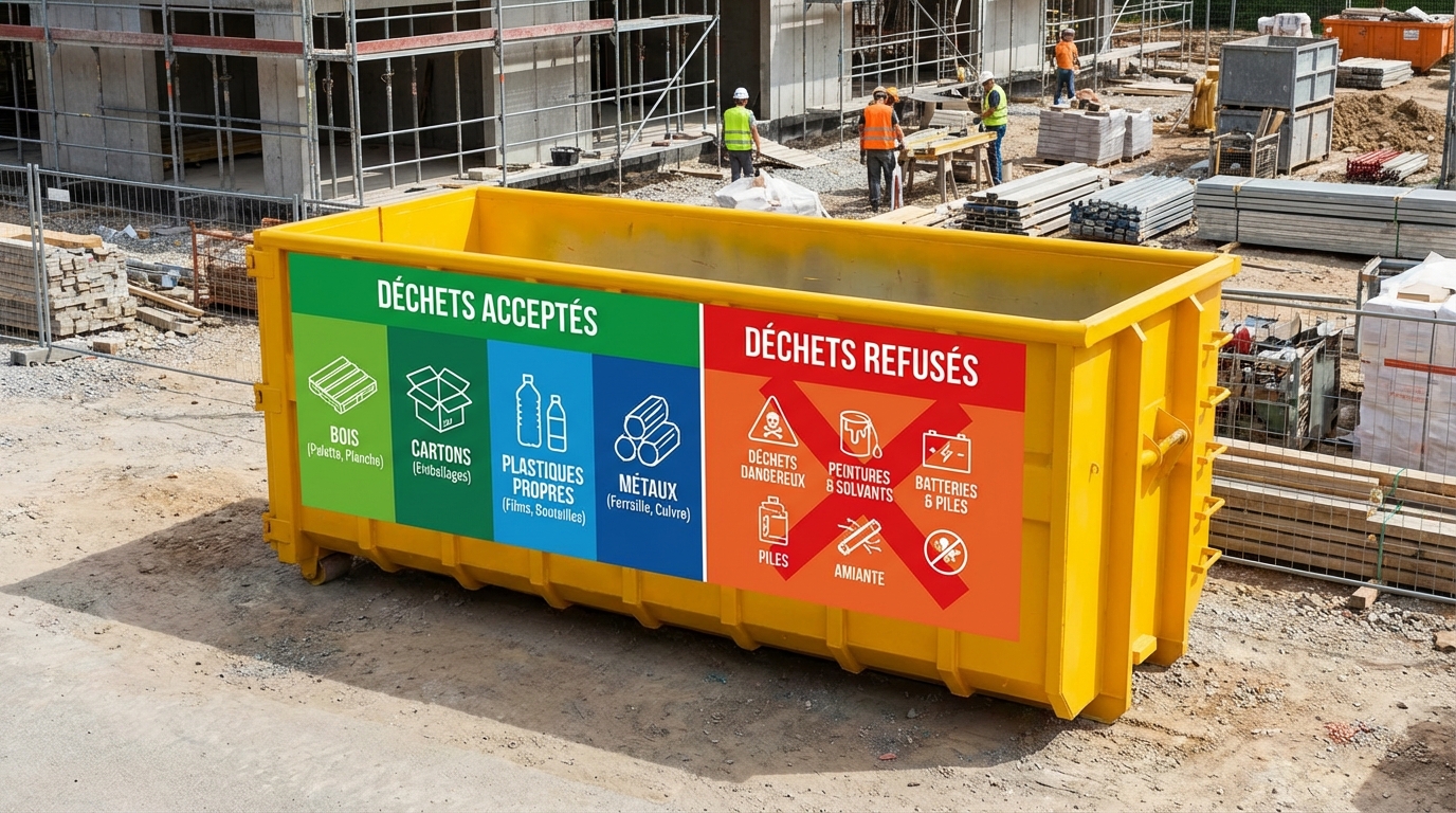 découvrez ce que vous pouvez déposer dans la poubelle dib et les éléments refusés à la benne pour un tri efficace et respectueux de l'environnement.