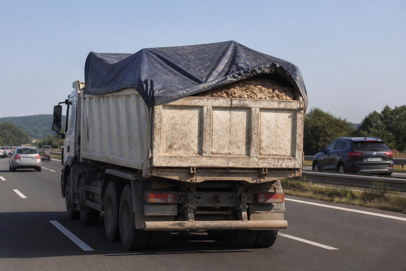 découvrez pourquoi le bâchage des camions bennes sur route est une obligation légale essentielle, souvent ignorée par la moitié des conducteurs, et les risques associés à ce manquement.