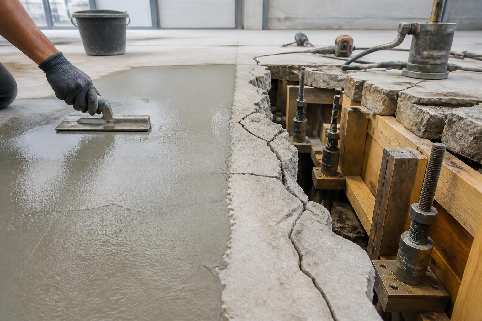 découvrez comment réaliser un ragréage efficace sur un béton fissuré : distinction entre les réparations de surface possibles et les travaux à reprendre en sous-œuvre pour assurer la solidité.