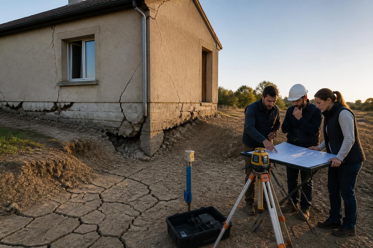 découvrez l'impact du retrait-gonflement des sols argileux sur les fondations sur 10 ans et les méthodes utilisées par les bureaux d'études pour anticiper ces phénomènes et assurer la stabilité des constructions.