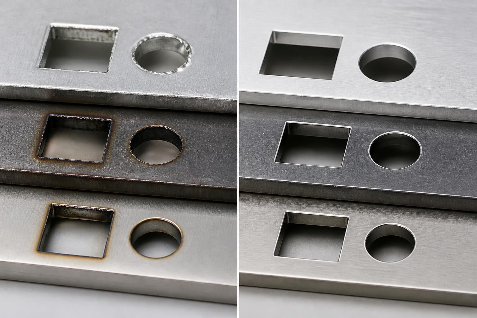découvrez les différences clés entre la découpe laser co2 et fibre sur l'aluminium, l'acier et l'inox, et choisissez la technologie la mieux adaptée à vos besoins industriels.